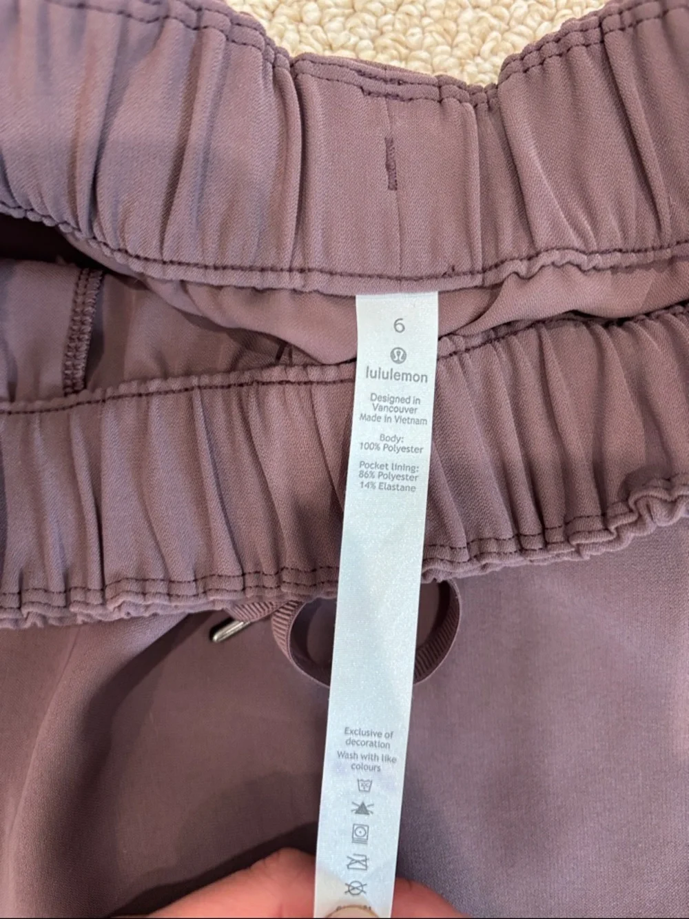 lululemon athletica Brown Drawstring Mini Skirt - Picture 2 of 3